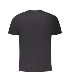 North Sails Black Cotton Men T-Shirt