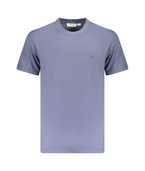 Calvin Klein Blue Cotton Men T-Shirt