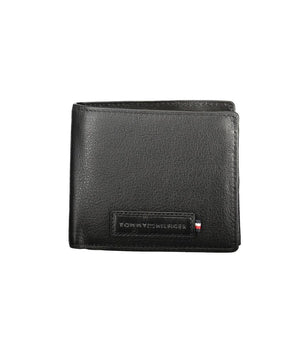 Tommy Hilfiger Men's Black Leather Wallet