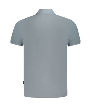 Napapijri Brown Cotton Men Polo Shirt