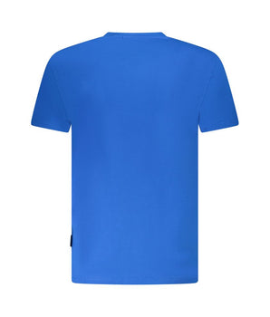 Napapijri Blue Cotton Men T-Shirt