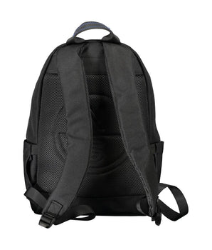 North Sails Black Polyester Men Backpack