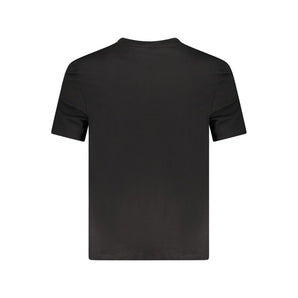 Hugo Boss Black Cotton Men T-Shirt