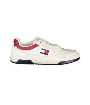 Tommy Hilfiger White Leather Men Sneaker