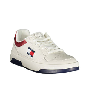 Tommy Hilfiger White Leather Men Sneaker