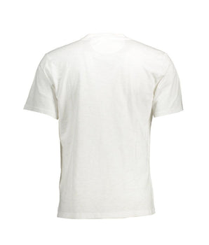 La Martina White Cotton Men T-Shirt