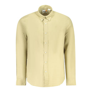 Timberland Beige Cotton Men Shirt