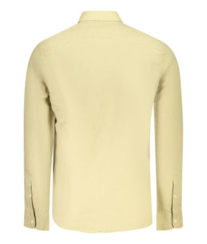 Timberland Beige Cotton Men Shirt