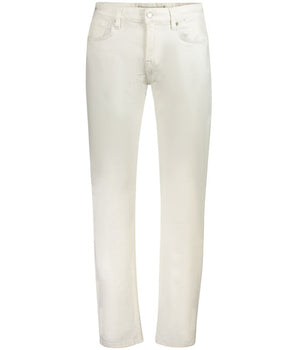 Guess Jeans White Cotton Mens Jeans