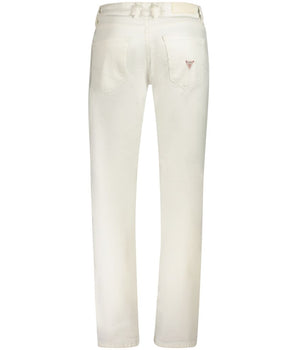 Guess Jeans White Cotton Mens Jeans