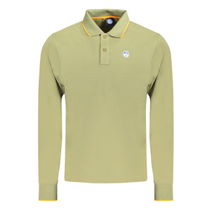 North Sails Green Cotton Men Polo Shirt
