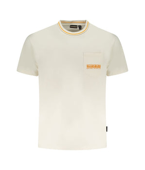 Napapijri White Cotton T-Shirt