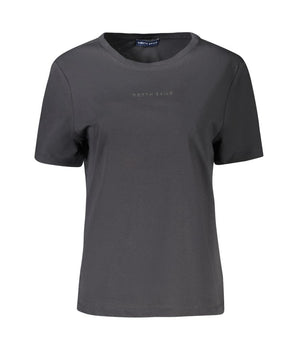 North Sails Black Cotton Women T-Shirt