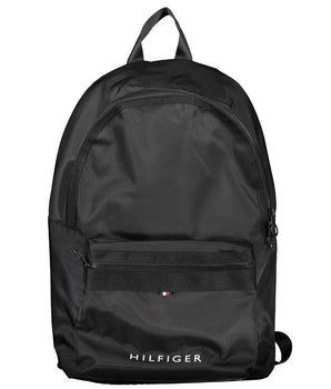 Tommy Hilfiger Black Polyester Men's Backpack