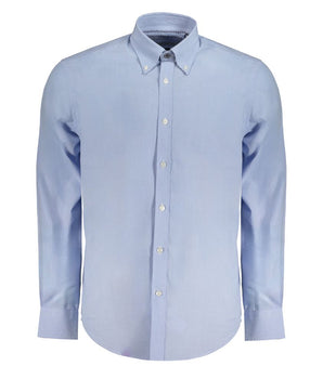 Harmont & Blaine Light Blue Cotton Men Shirt