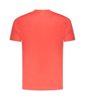 Cavalli Class Red Cotton Men T-Shirt