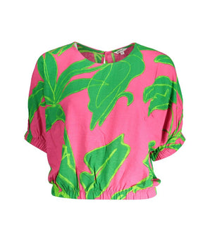 Desigual Pink Viscose Women Top