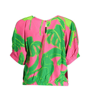 Desigual Pink Viscose Women Top
