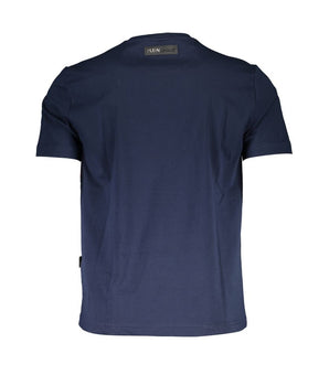 Plein Sport Blue Cotton Men T-Shirt
