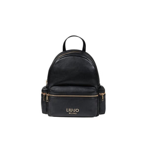 Liu Jo Black Polyester Backpack