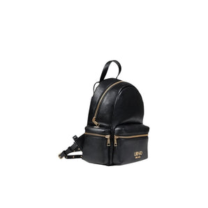 Liu Jo Black Polyester Backpack