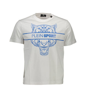 Men's Plein Sport White Cotton T-Shirt