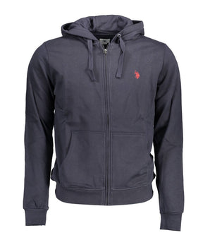 US POLO ASSN. Men's Blue Cotton Sweater