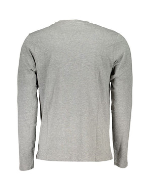 North Sails Brown Cotton Men T-Shirt