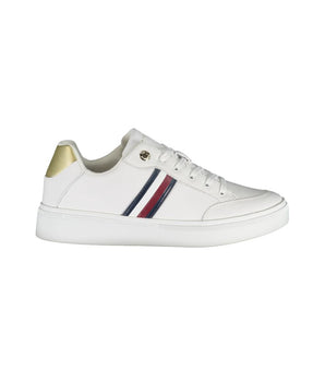 Tommy Hilfiger White Leather Women Sneaker