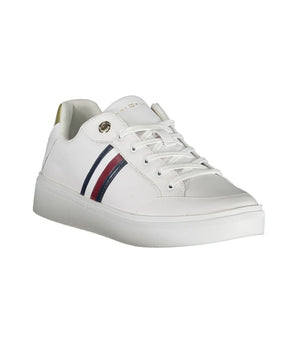 Tommy Hilfiger White Leather Women Sneaker