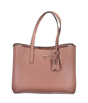 Guess Jeans Pink Polyethylene Handbag