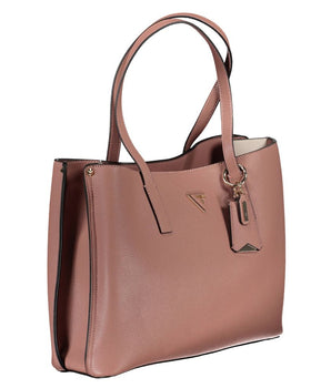 Guess Jeans Pink Polyethylene Handbag