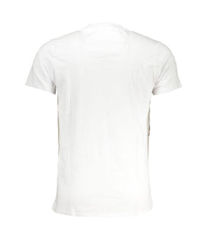Cavalli Class White Cotton T-Shirt