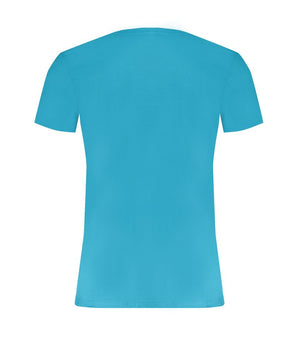 Trussardi Light Blue Cotton Men T-Shirt