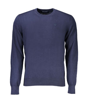 North Sails Blue Cotton Men Sweater