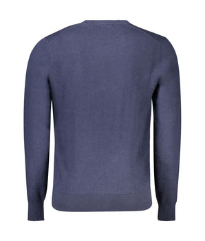 North Sails Blue Cotton Men Sweater