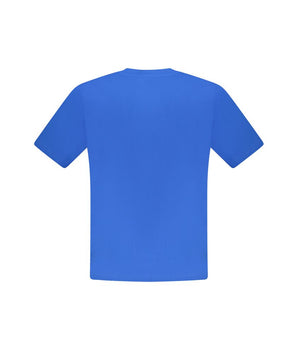 North Sails Blue Cotton Men T-Shirt