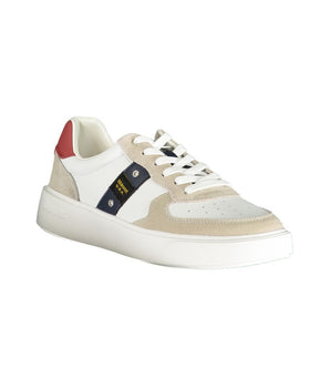 Blauer White Polyethylene Men's Sneakers