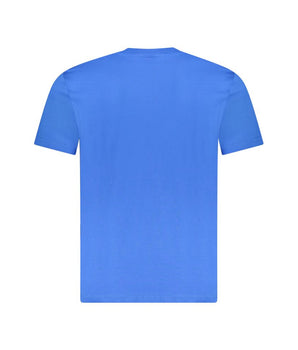 North Sails Blue Cotton Men T-Shirt