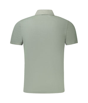 K-WAY Green Cotton Men Polo Shirt