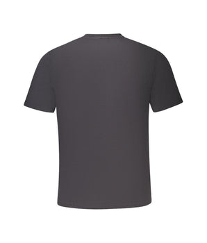 North Sails Black Cotton Men T-Shirt