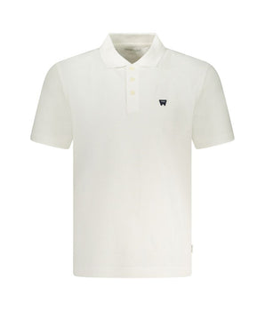 Wrangler White Cotton Polo Shirt