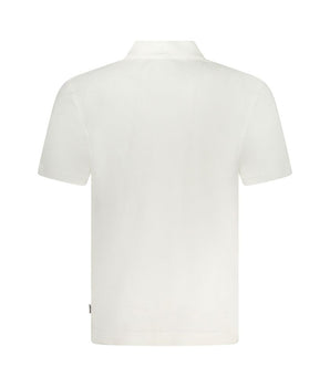 Wrangler White Cotton Polo Shirt