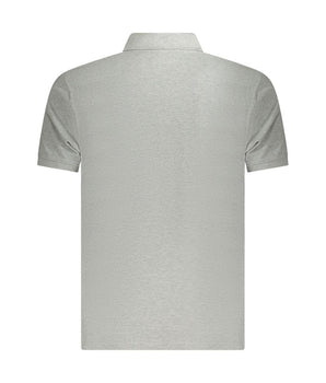 Timberland Gray Cotton Polo Shirt