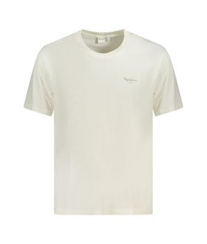 Pepe Jeans White Cotton T-Shirt