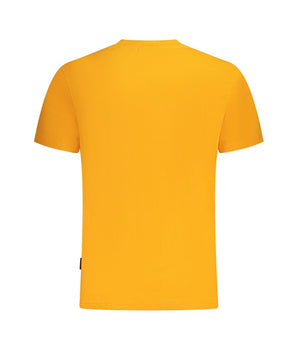 Napapijri Orange Cotton Men T-Shirt
