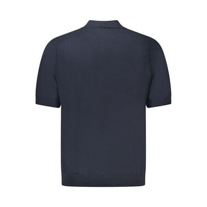 Hugo Boss Blue Cotton Sweater