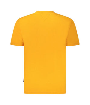 Napapijri Orange Cotton Men T-Shirt