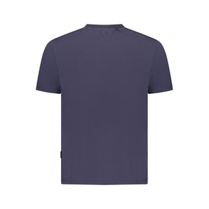 Napapijri Blue Cotton Men T-Shirt