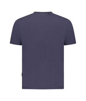 Napapijri Blue Cotton Men T-Shirt